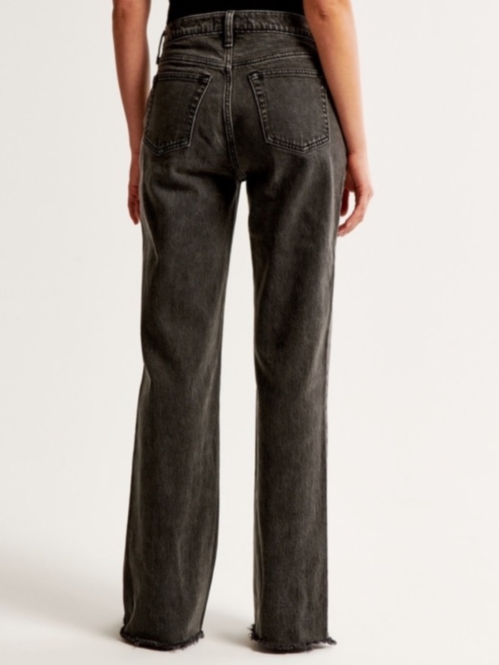 Abercrombie & Fitch The Baggy Low Rise Jeans 25 Long - Picture 3 of 9